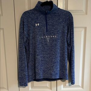Under Armour Heat Gear Blue Lacrosse Sweatshirt